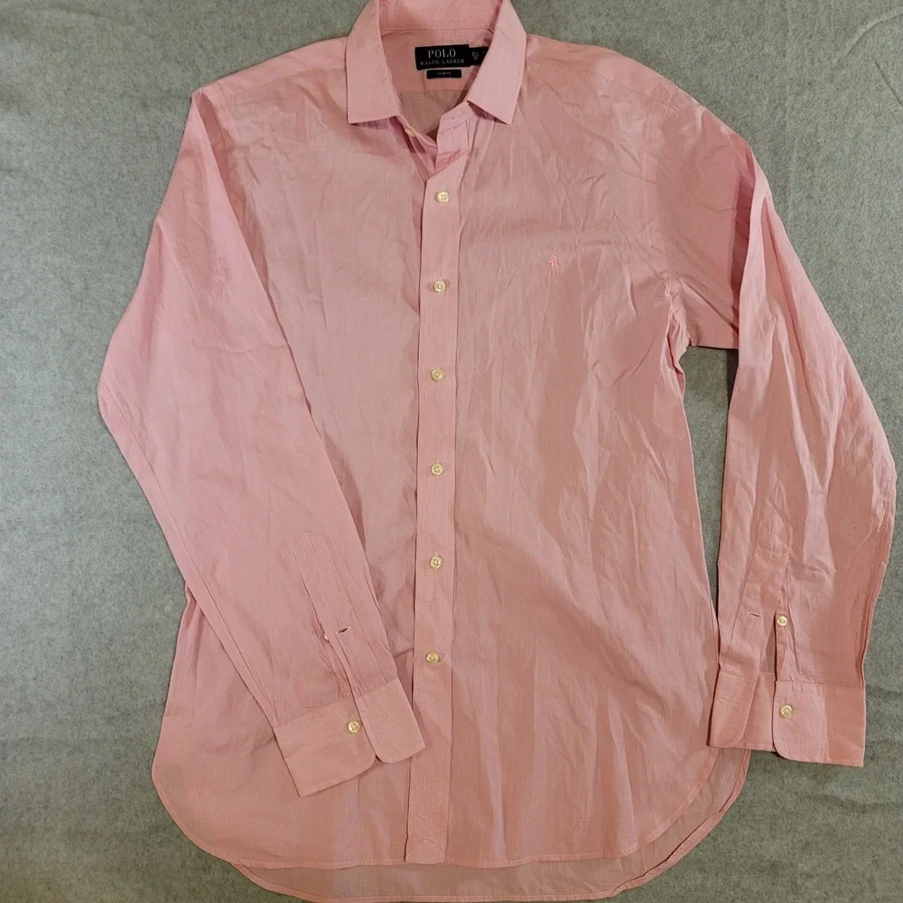 mens polo ralph lauren button down shirt Slim Fit